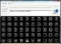 Figure 2: User interface with 50 characters like a computer keyboard.